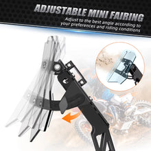Load image into Gallery viewer, Universal GPS Mount Bracket with Mini Windshield Fairing Kit